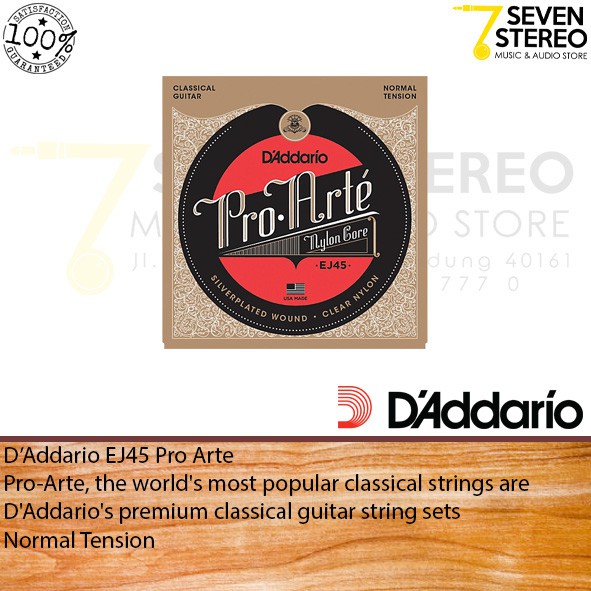 D'Addario EJ45 Pro Arte Nylon String