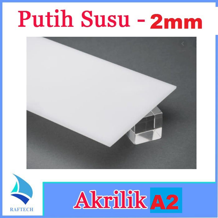 Akrilik A2 Lembaran 2mm Acrylic 2 mm Putih Susu Marga Cipta