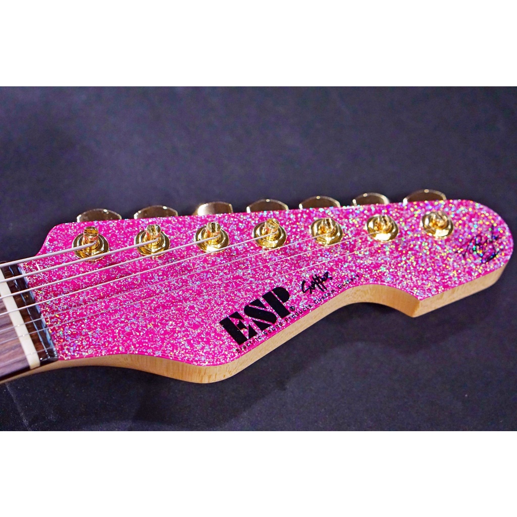 ESP SNAPPER-7 TAKAYOSHI OHMURA CUSTOM/R Twinkle Pink E1021202