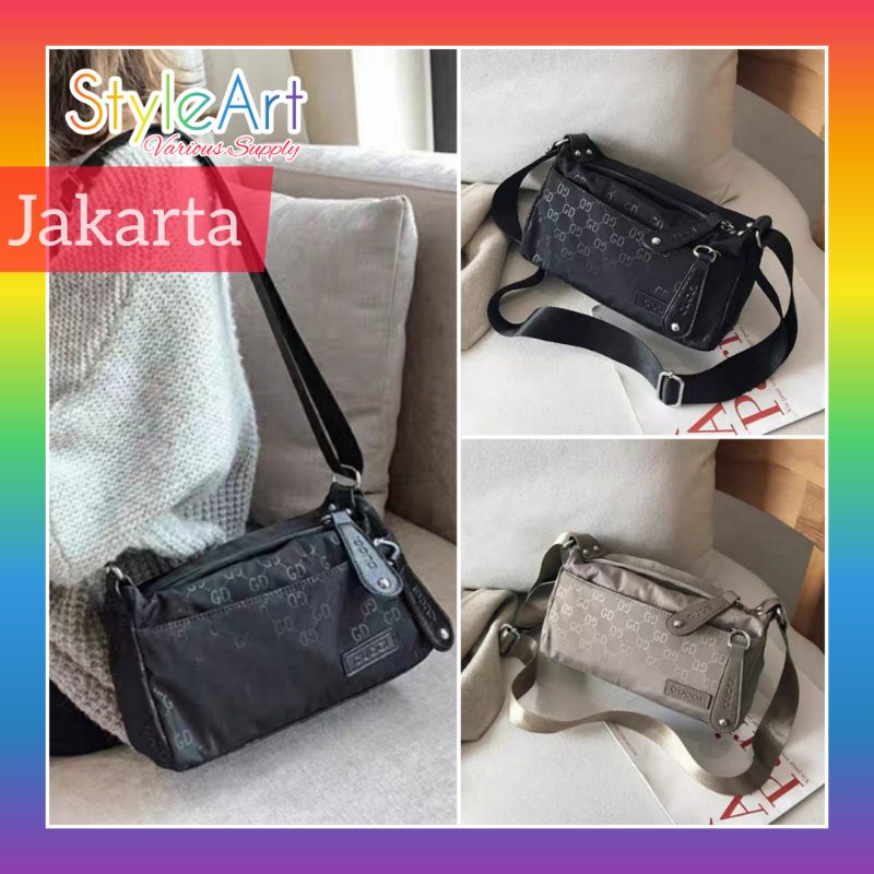 StyleArt SW4766 Tas Selempang Wanita 100% Original Fashion Import SlingBag Motif Like Branded Guci