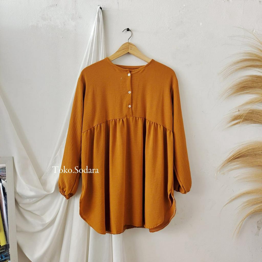 Blouse Amanda Crinkle Model Semi Tunik