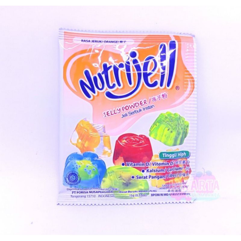 

(BAHAN AGAR-AGAR) NUTRIJELL JERUK 15G