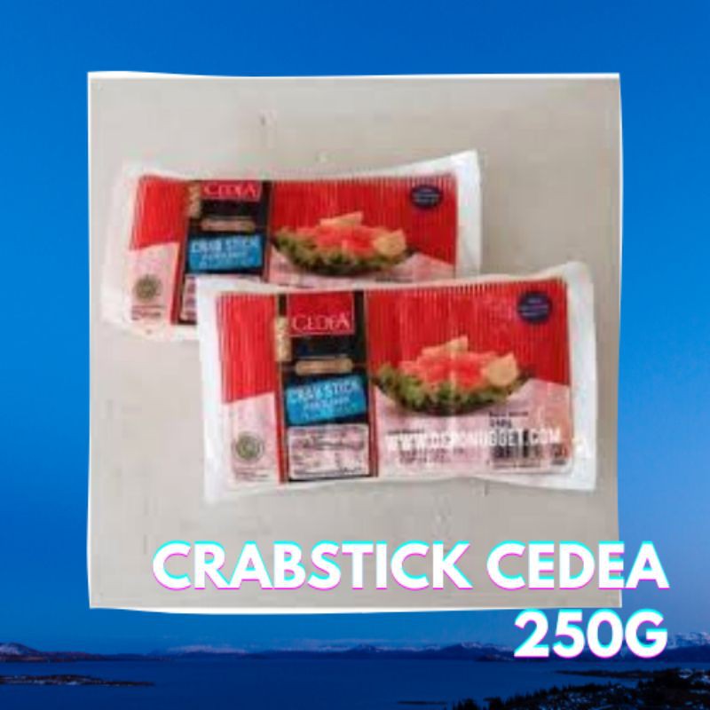 

Crabstick Cedea Ikan Olahan Daging Kepiting Cedea Ukuran 250g