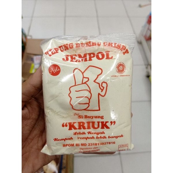 

Tepung Bumbu Crispy Jempol Cap Si Buyung Kriuk