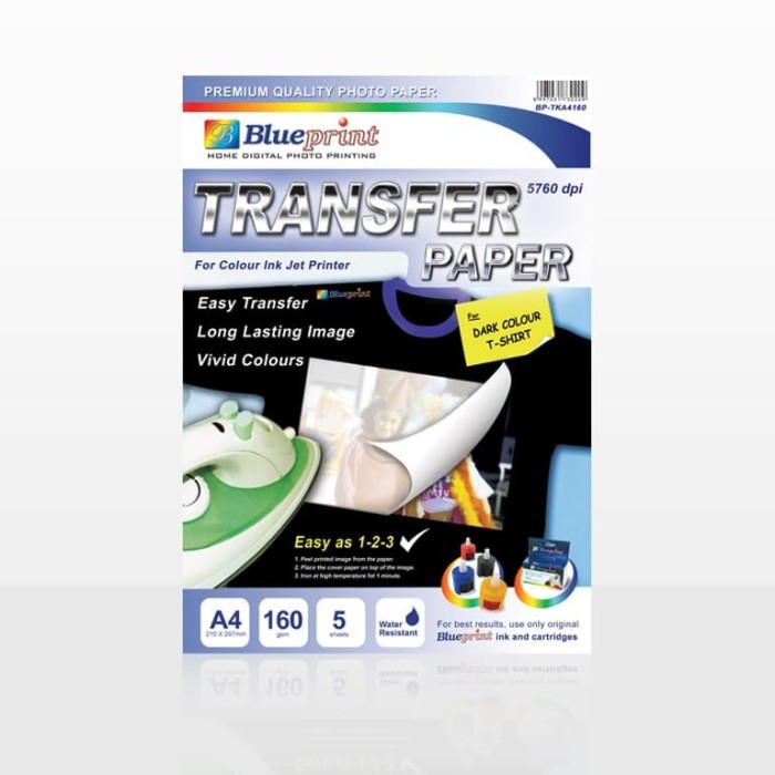 

BLUEPRINT Transfer Paper Dark A4 BP-TKA4160 Berkualitas
