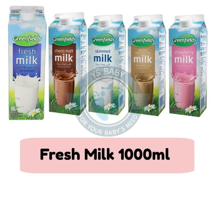 

Greenfields Fresh Milk 1000 ml / Freshmilk Greenfield