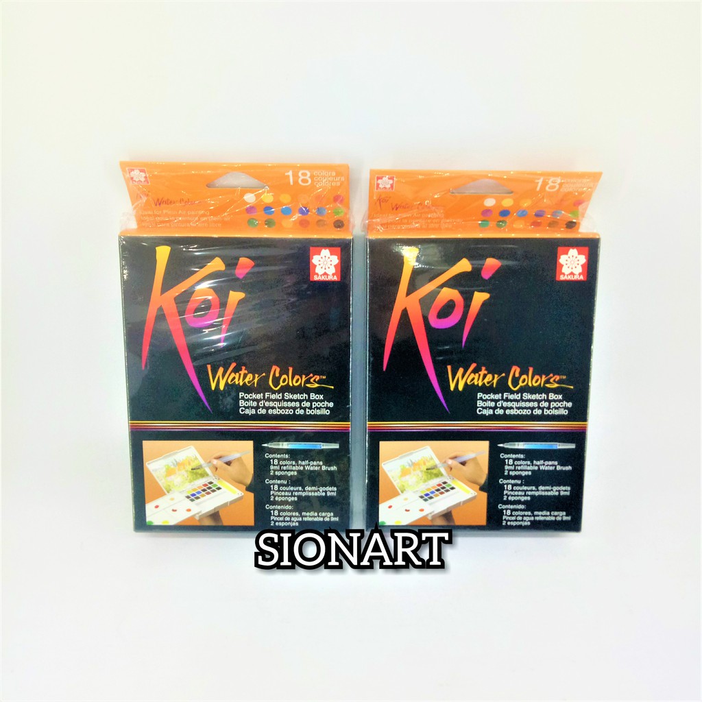 

SAKURA KOI WATER COLOURS - 18 COLOURS