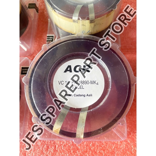 SPULL SPOOL VOICE COIL SPEAKER ACR 18&quot; INCH PA-18890 MK4 EXCELLENT ASLI