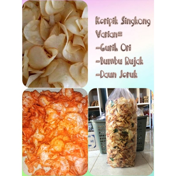 

(500gram)Kripik Singkong Gurih Bumbu Rujak Daun Jeruk