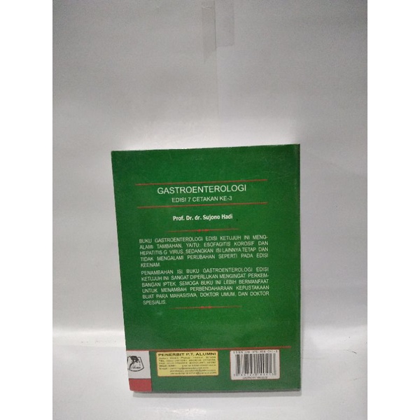 BUKU GASTROENTEROLOGI SUJONO HADI FULLCOLOUR TERMURAH