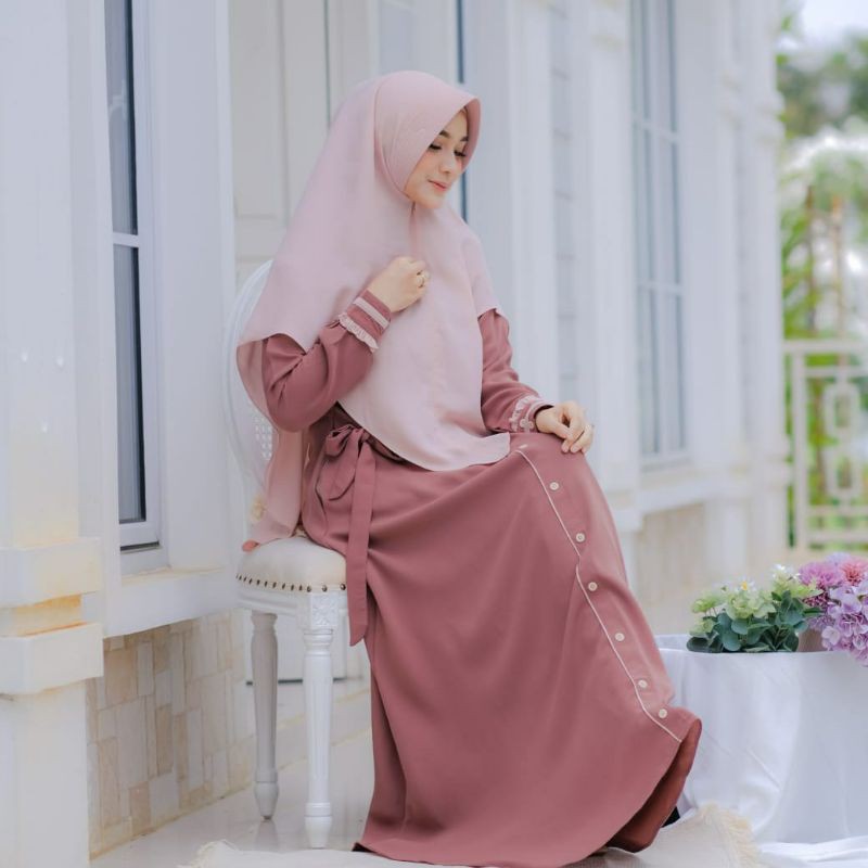 Gamis khaifa original Akifa /suplier baju jember