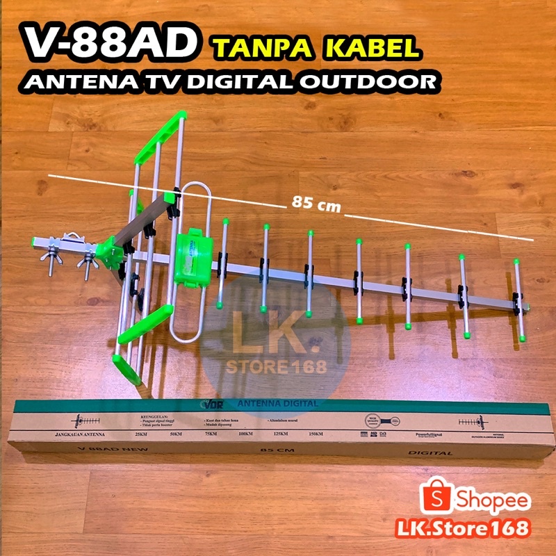 Antena TV Digital Outdoor VDR V-88AD Sinyal Kuat