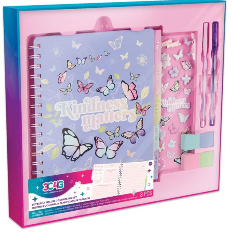 

Make It Real : Butterfly Deluxe Journaling Set / Agenda Harian Anak