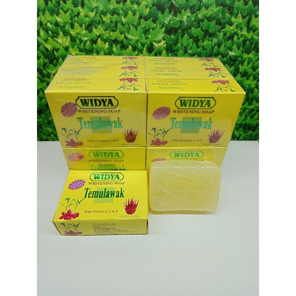 SABUN TEMULAWAK WIDYA // Whitening Soap Holo Pink With Vitamin A, C &amp; E Original - 12 PCS