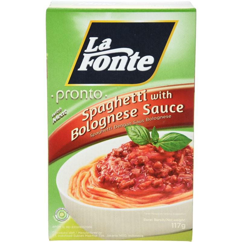 

La Fonte Spaghetti Saus Bolognese 117g