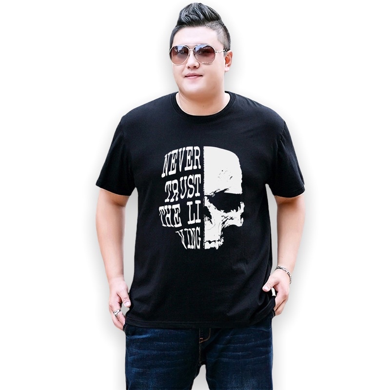 Baju Kaos Pria Jumbo Never Die Tshirt Bigsize XL XXL Distro DTF