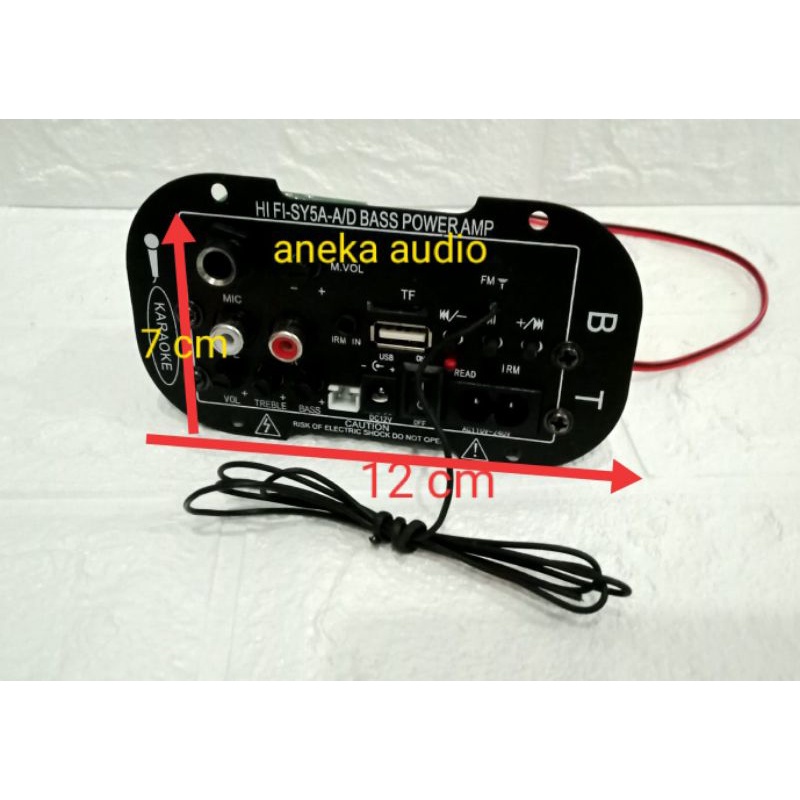 Kit basstube modul bluetooth DC 12volt Karaoke USB SD card kit basstube