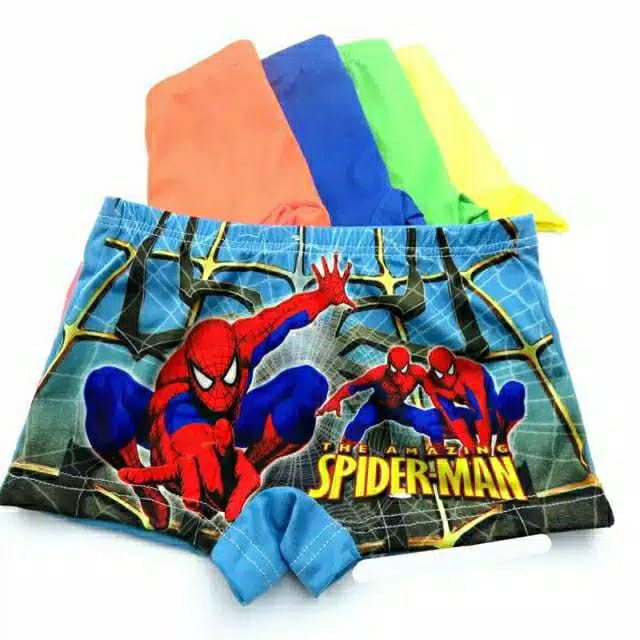 3 PCS KIANO KIDS Celana boxer anak laki-laki Spiderman/Boxer anak Laki-laki/Boxer anak/Celana anak