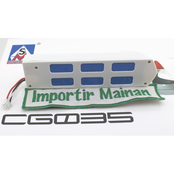 BATERAI CG035 LIPO BATTERY ES 7,4V 3000MAH BATERAI RC DRONE ASM CG035