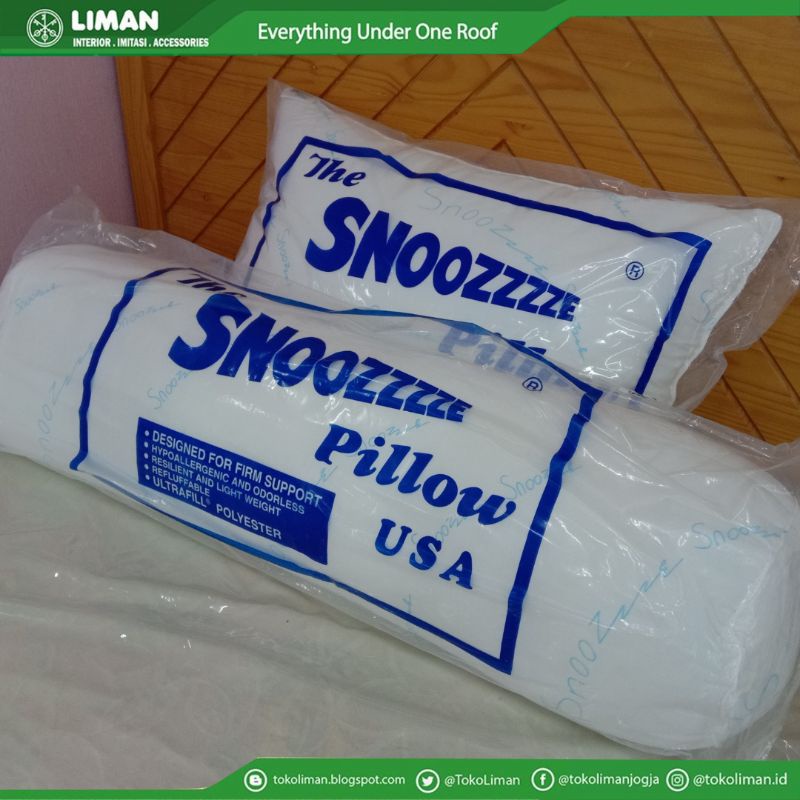 Guling Dewasa Anak Tidur Silikon Super Premium Murah Pillow Snozzz