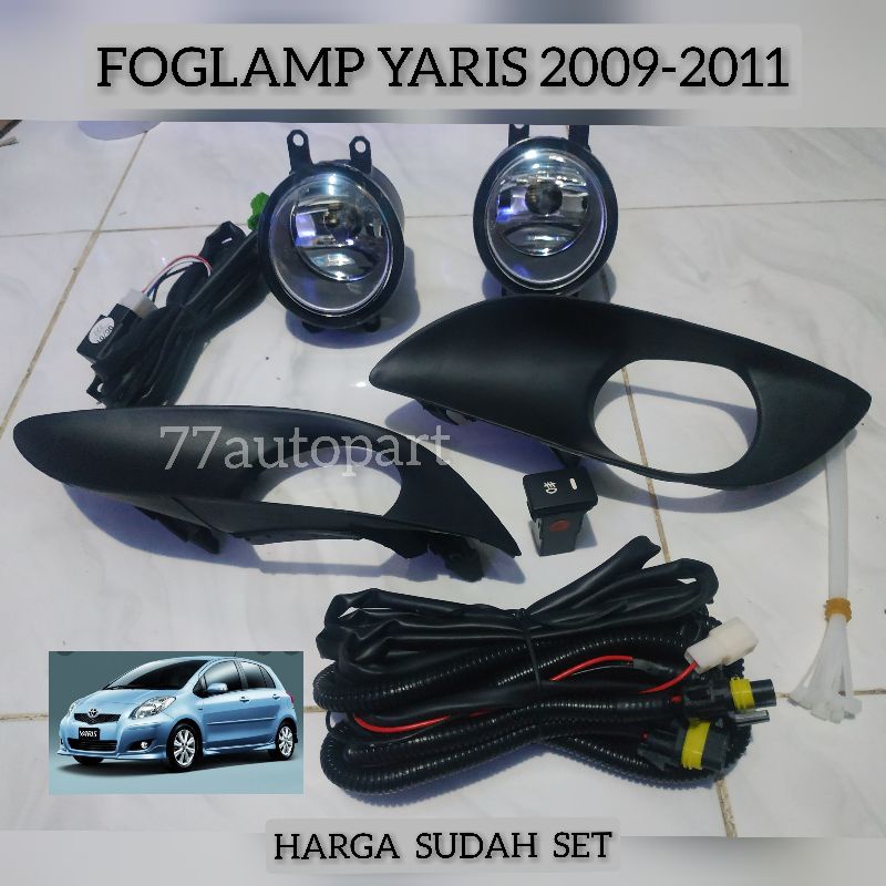 Lampu kabut foglamp yaris 2009 2010 2011 set