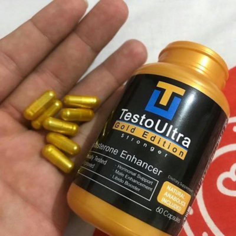 ( Bisa Cod ) TESTO ULTRA GOLD EDITION OBAT HERBAL STAMINA PRIA 100% ALAMI ORIGINAL MEMBANTU MENINGKA