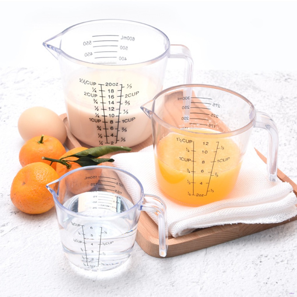 [READY STOCK] Plastic Measuring Cups Multi Measurement Baking Cooking Tool Liquid Measure Jug Container