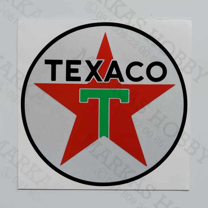 

Stiker / Sticker Texaco Circle