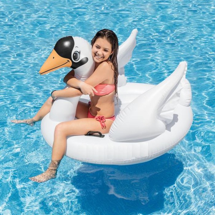 Pelampung Angsa Swan Ride-On 1.30mx1.02mx99cm - INTEX 57557