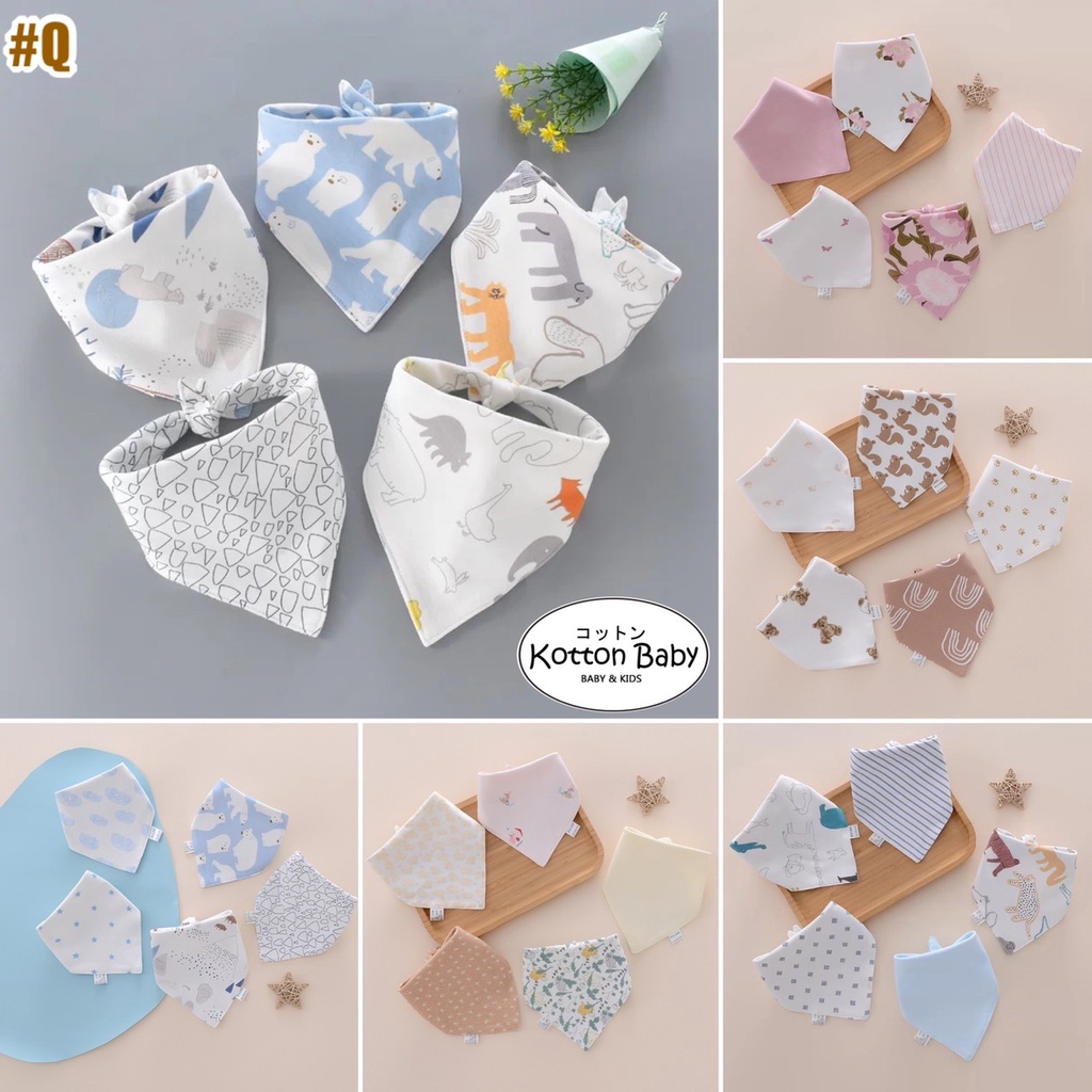 [5pcs] Premium BIB SLABBER BAYI SET CELEMEK TATAKAN LIUR ANAK NMD Q catalog