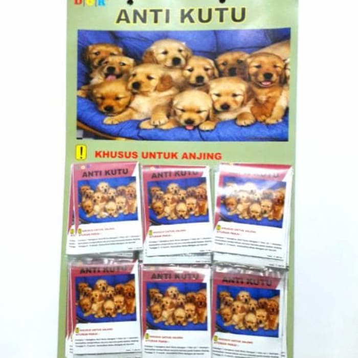 DIJAMIN AMPUH Obat kutu Anjing ukuran SACHET