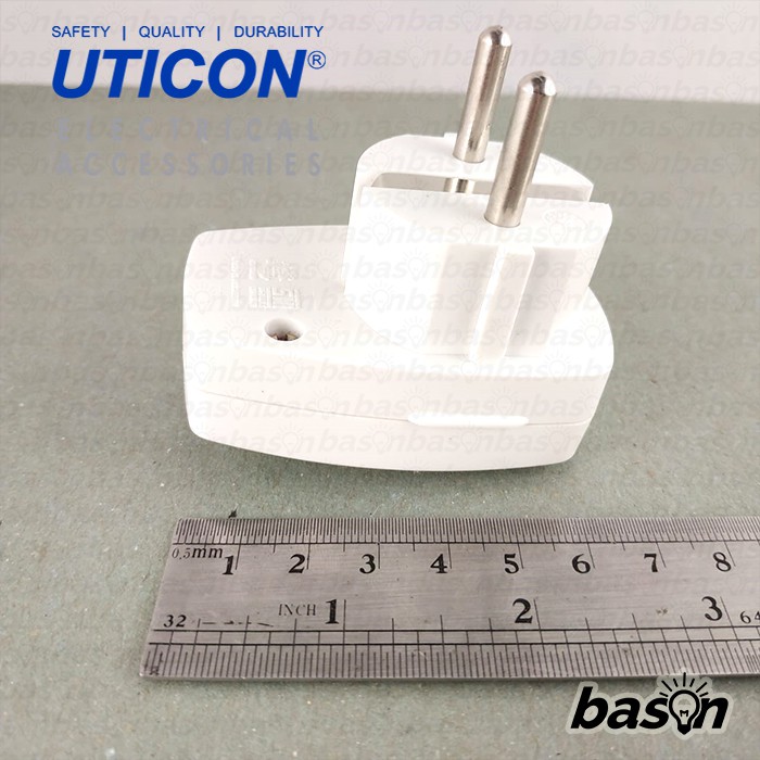 UTICON S228N - Steker Arde + Saklar