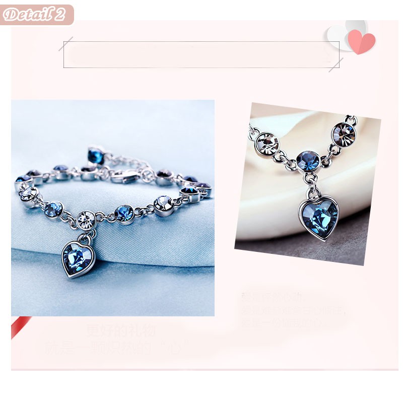 Madley Jewelry Women Gelang Wanita Motif Berlian Fashion Alloy Anti Karat GLG06 Flash Sale-2