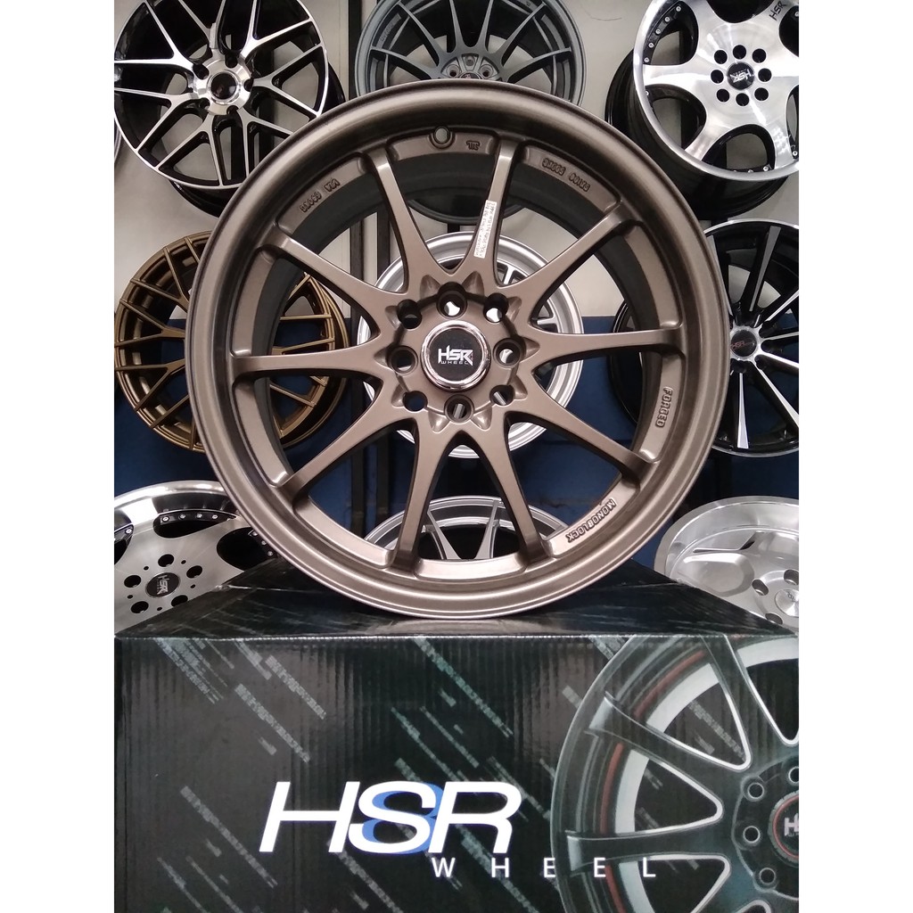 Velg Mobil Ring 17 HSR HIROSHIMA H13063 Semi Matte Bronze