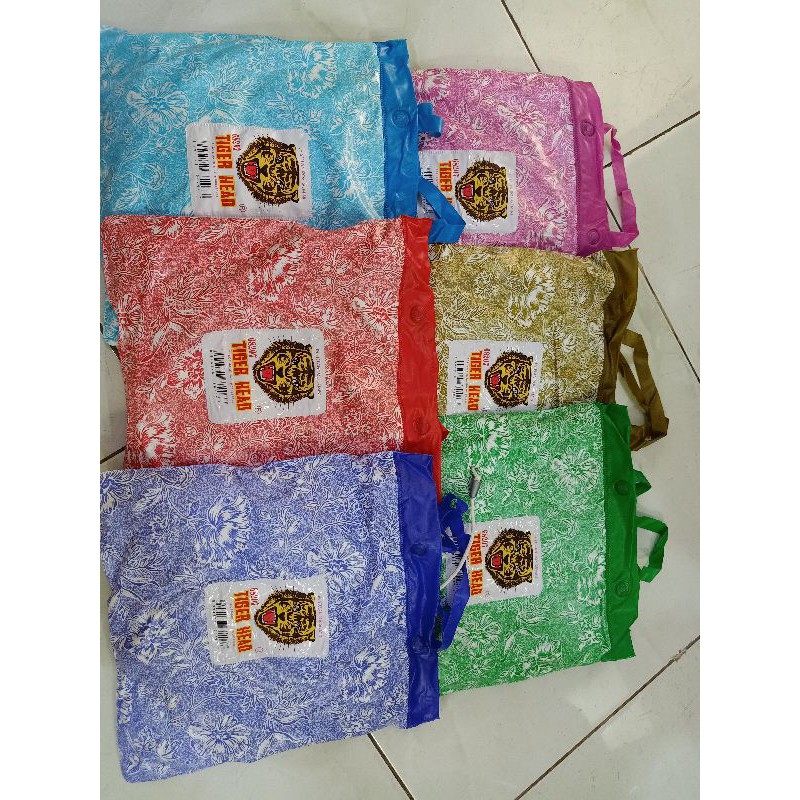 JAS HUJAN STELAN ROK TIGER HEAD GEMINI 207 MOTIF BUNGA