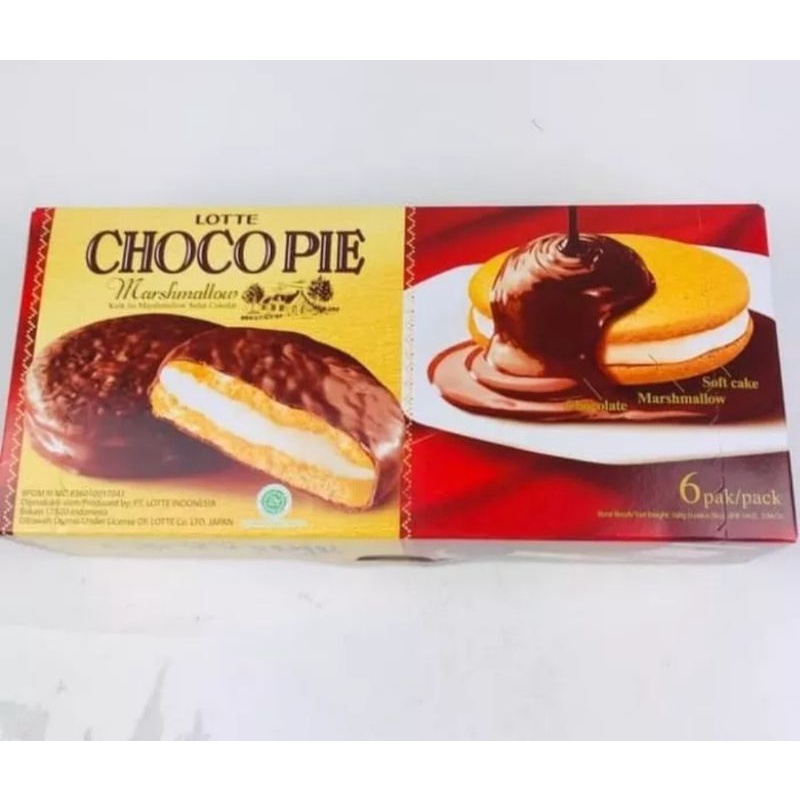 

Biskuit Lotte Choco Pie Marshmallow 28gr