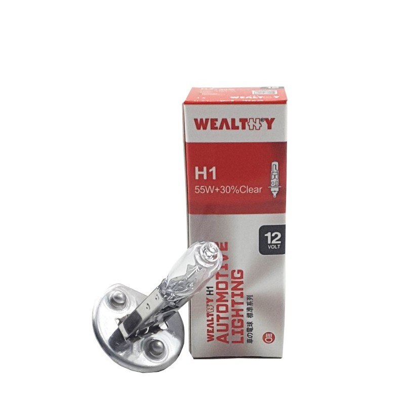 Lampu Mobil H1 [ 12 V/ 55 W ] Clear  | Lampu Halogen | Lampu H1 | Bohlam Lampu Mobil | Lampu Mobil