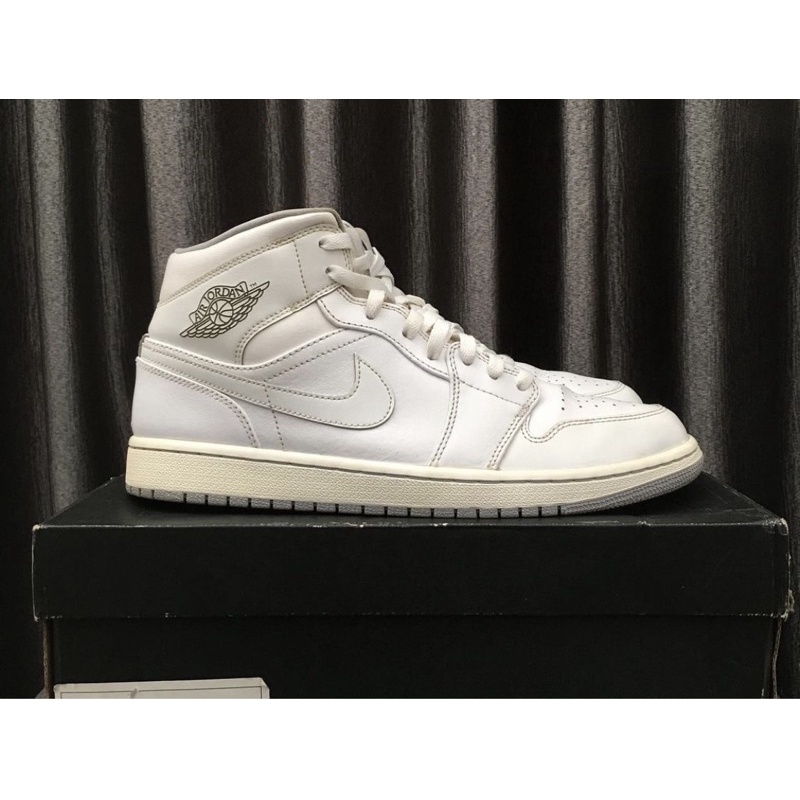 Air Jordan 1 Mid White Wolf Grey 2016