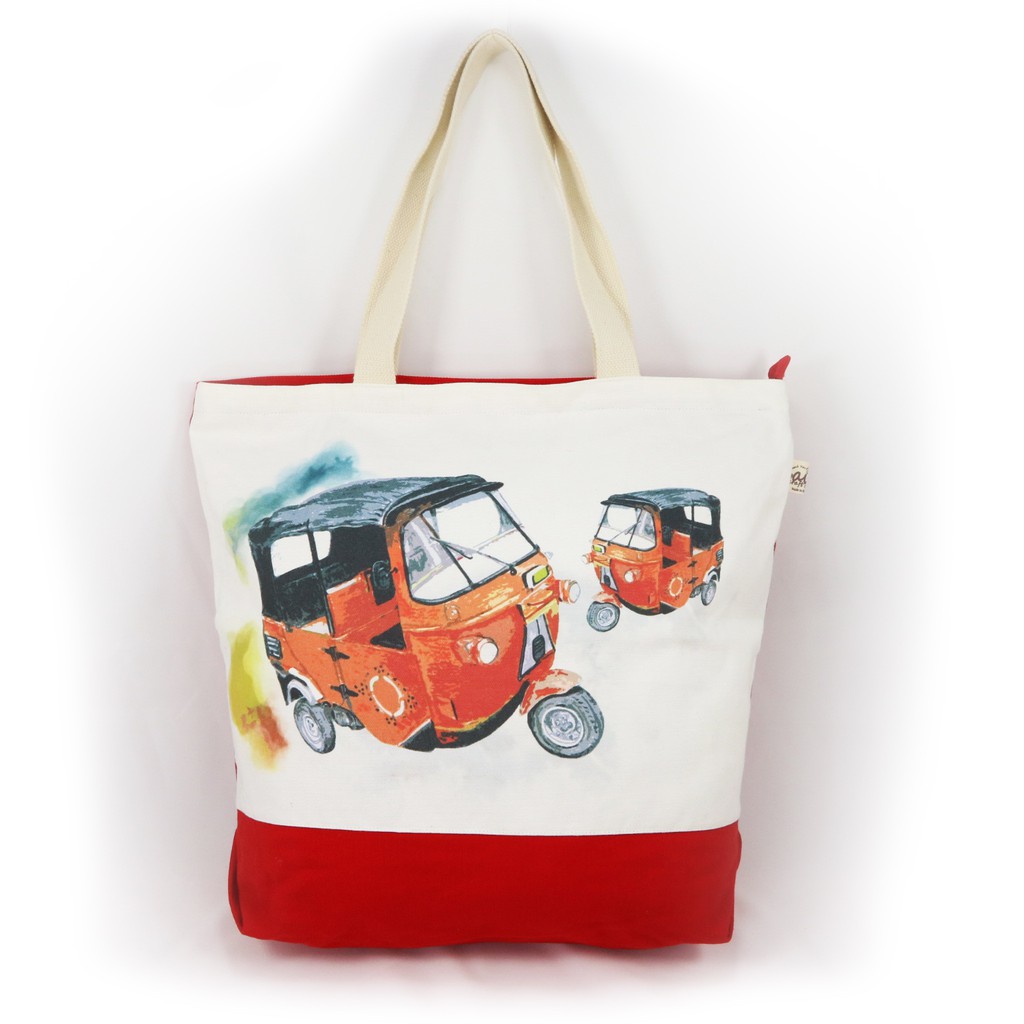 TAS KANVS WANITA SOUVENIR JAKARTA