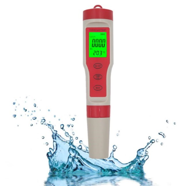 PH TDS  EC Temp Meter Waterproof Auto Calibrate EZ-9908