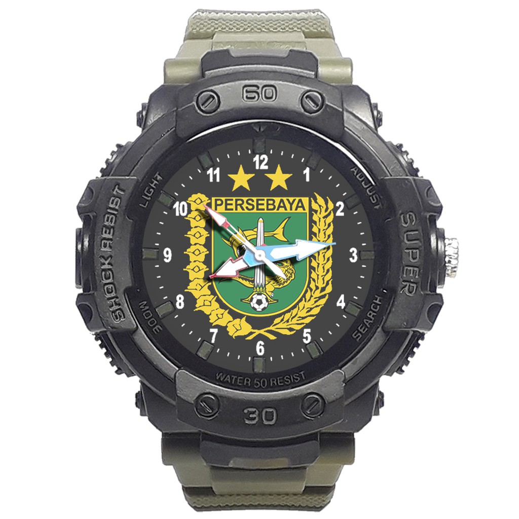 Jam Tangan  PERSEBAYA MOTIF 5 Bagus