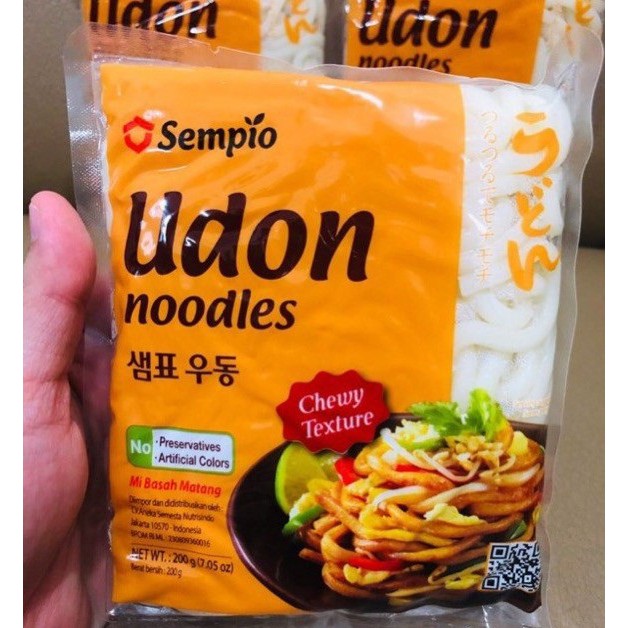 Sempio Fresh Udon Noodle  Mie Tebal Mie Udon Instant 200 GR Korea