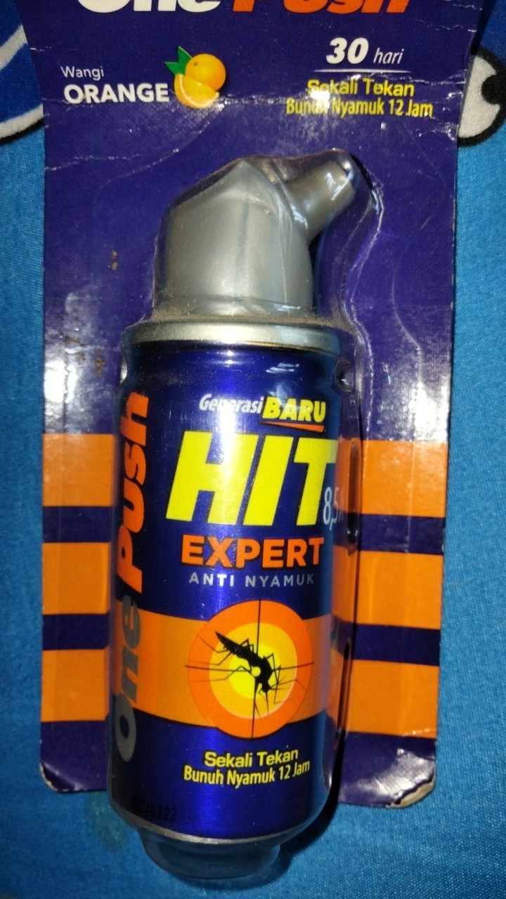 Hit Expert 8.5ae Anti Nyamuk One Push Orange