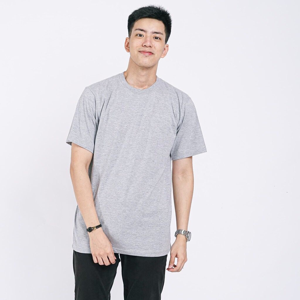 BAJU KAOS POLOS OVERSIZE / T-SHIRT OVERSIZE WARNA MISTY GREY