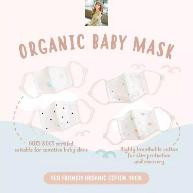 (READY STOCK)  ORGANIC BABY MASK / MASKER ANAK /ORI / BABY / MASKER BABY