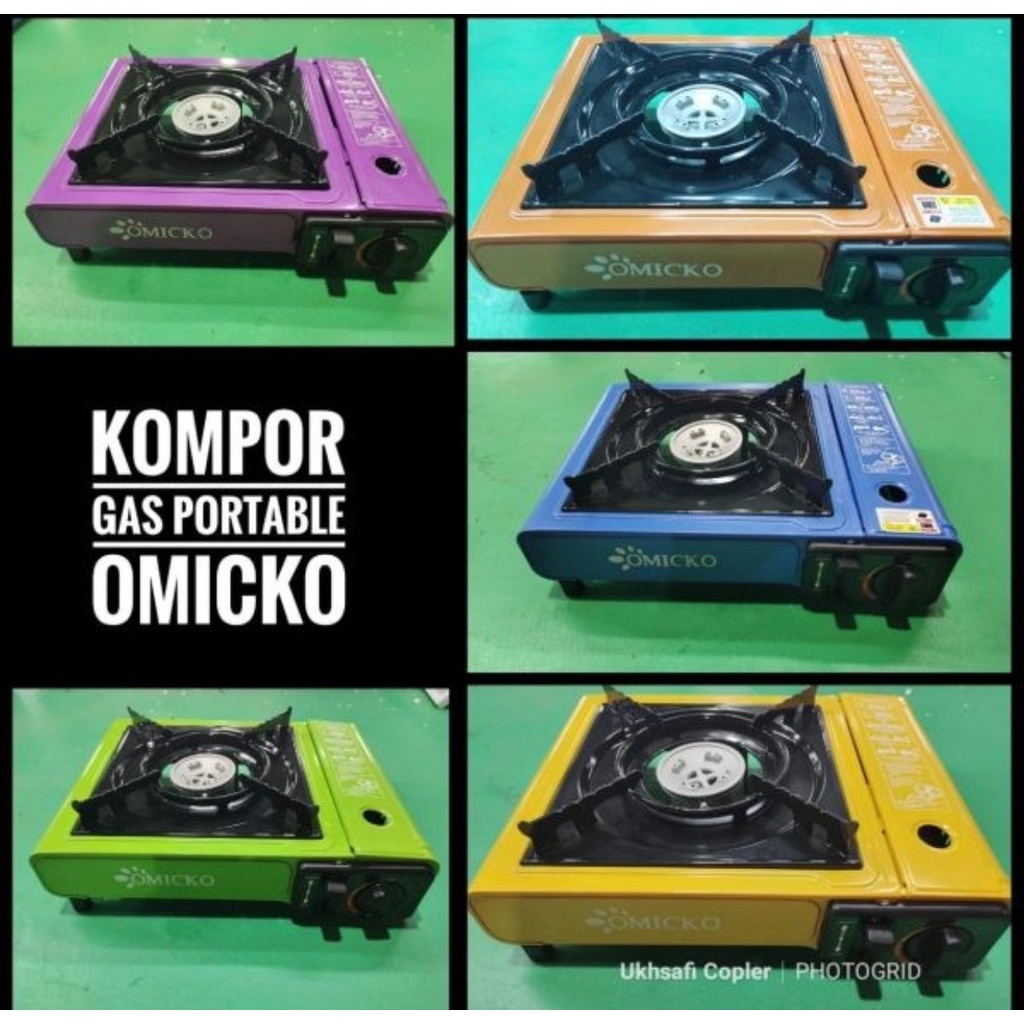 KOMPOR GAS PORTABLE 2 IN 1 / KOMPOR OUTDOOR / KOMPOR KOPER FBL