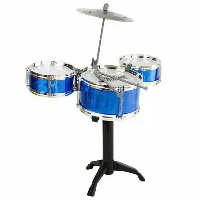(3 DRUM) MAINAN ANAK JASS DRUM SET / DRUM PERKUSI ANAK / MAINAN DRUM SET