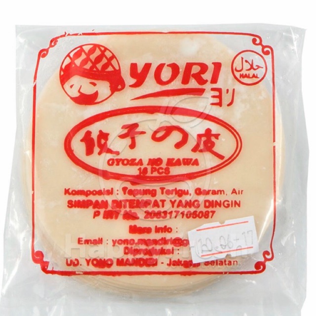 

Kulit Gyoza diameter 9cm. 100% HALAL