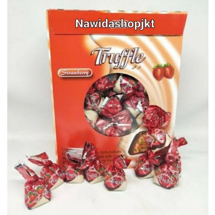 Coklat Turki Truffle Elvan dus 1,8 kg Amand a Sampiyon Sweet love Grosir Jakarta