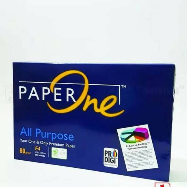 

Kertas Hvs F4 80 Gram Paperone